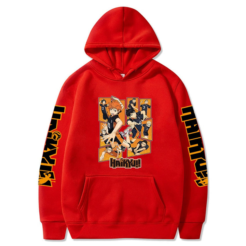 Anime Haikyuu Hoodies Sweatshirts Men/women Hip Hop Streetwear Hoodie Anime Hoodies Men's Sweatshirts