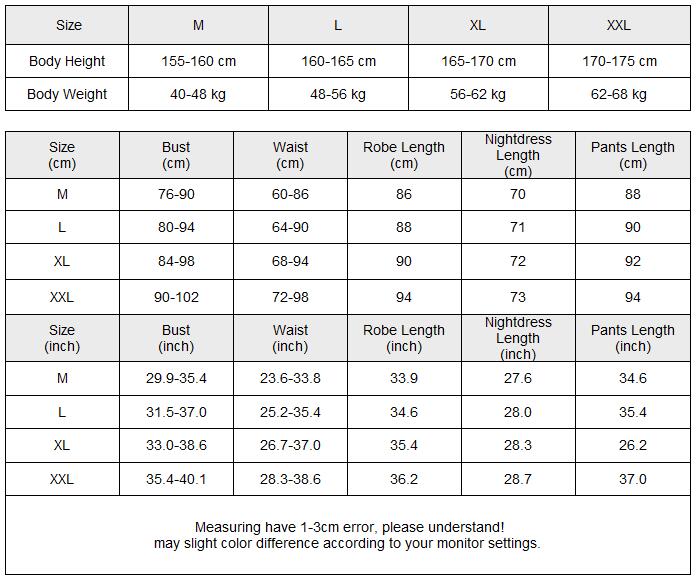 Pink Pajamas Sets Womens Strap Top Pants Sleepwear Suit Spring Autumn Home Wear Nightwear Kimono Robe Bath Gown M-XXL