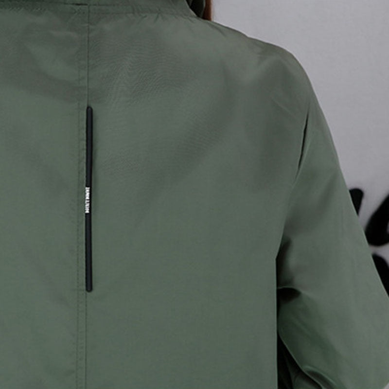 Trench Coat Womens 2022 Spring Autumn Hoodies Tops Slim Students Baseball Clothes Medium length Windbreaker Coats Lady Outerwear