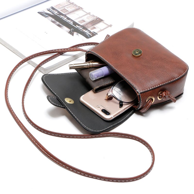 New Arrivals Women Bags Small Vintage Shoulder Bag Pu Leather Women Messenger Bags Crossbody Designer Ladies Bag