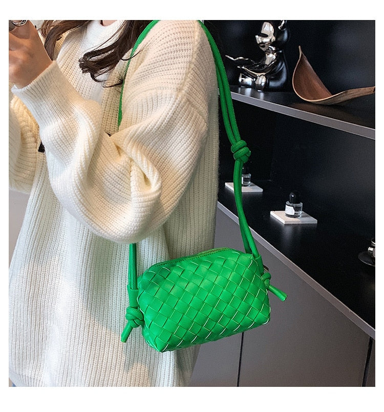 Luxury Designer Handbags Women & Bags Brand High Quality PU Leather Green Shoulder Crossbody Travel Wallets
