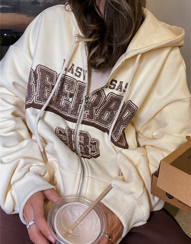 Vintage Oversized Hoodies Women