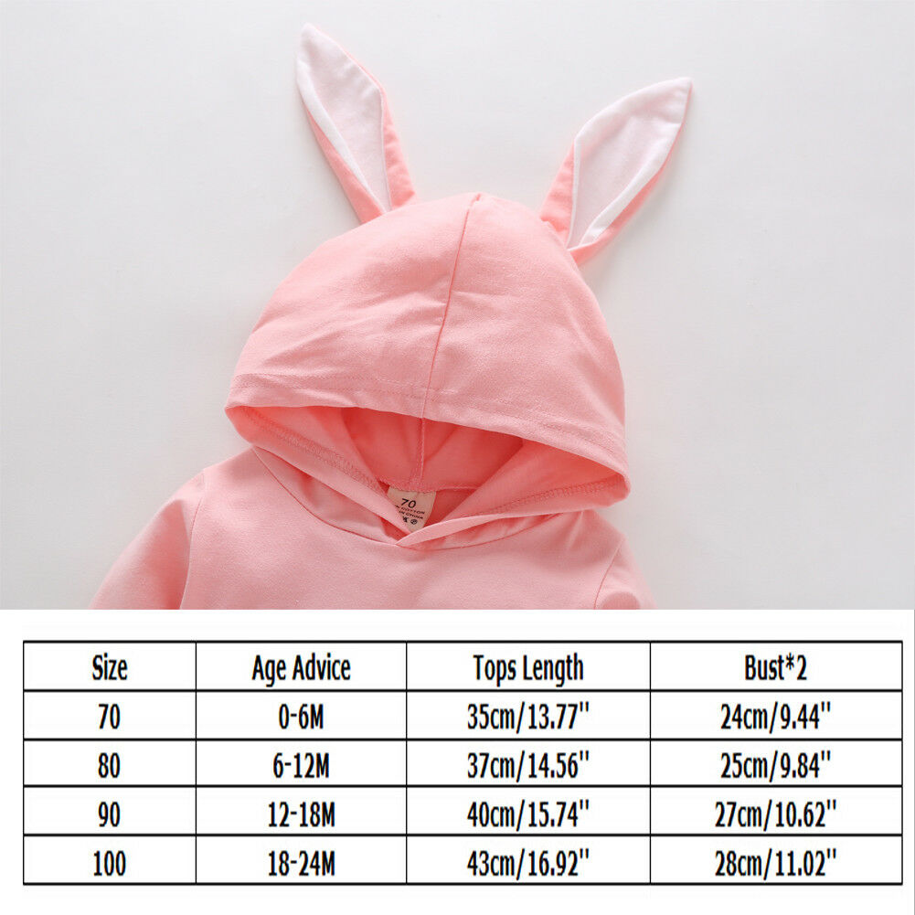 Autumn Winter Warm Newborn Kids Cotton Rompers Baby Boys Girls Bodysuits Cute Rabbit Ear Costume Clothes 0-2 Years
