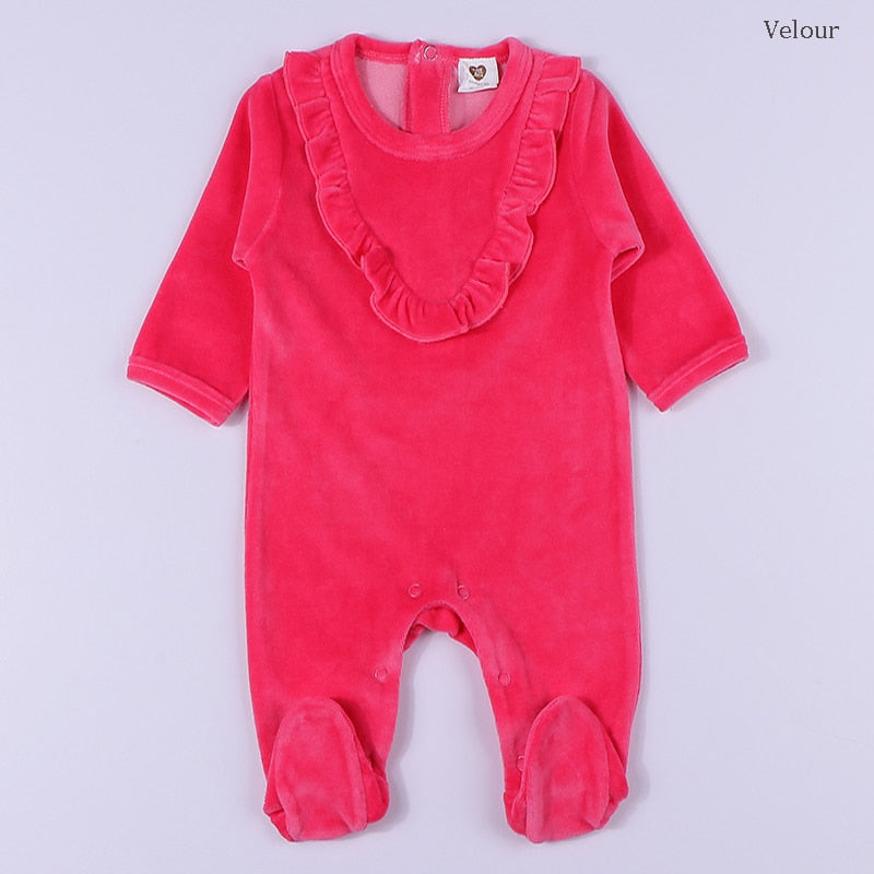 Baby rompers long sleeves children clothing baby overalls kids boys clothes girls clothes baby jumpsuit frill footies rompers