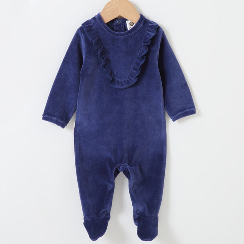 Baby rompers long sleeves children clothing baby overalls kids boys clothes girls clothes baby jumpsuit frill footies rompers