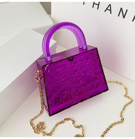 European and American Western Style Chain Shoulder Diagonal Bag