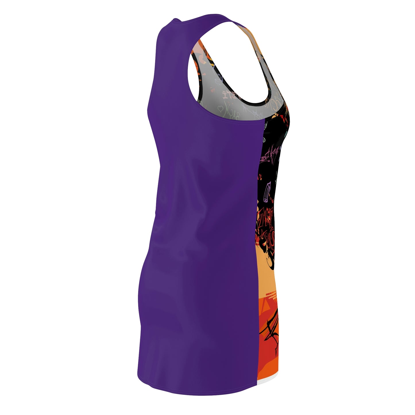 Women's Cut & Sew Racerback Dress (AOP)