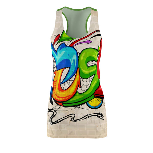 Women's Cut & Sew Racerback Dress (AOP)