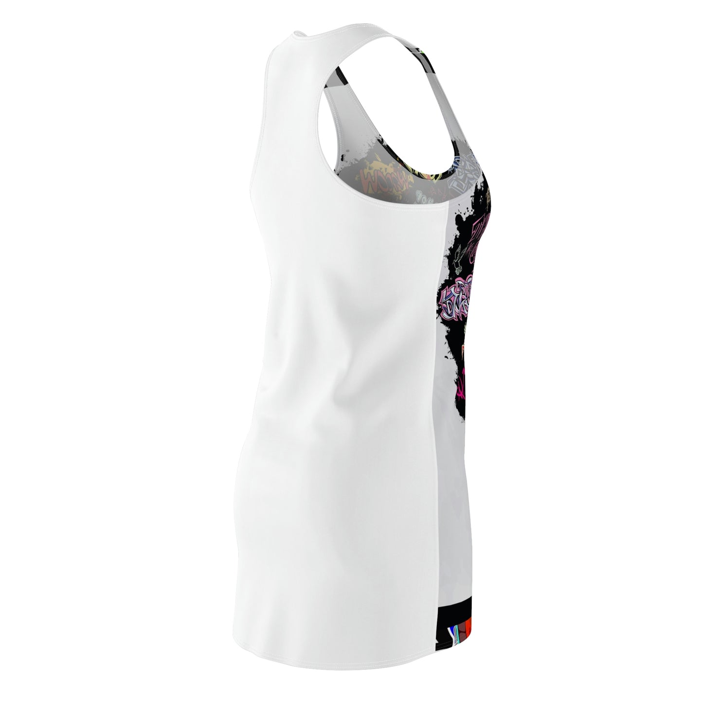 Women's Cut & Sew Racerback Dress (AOP)