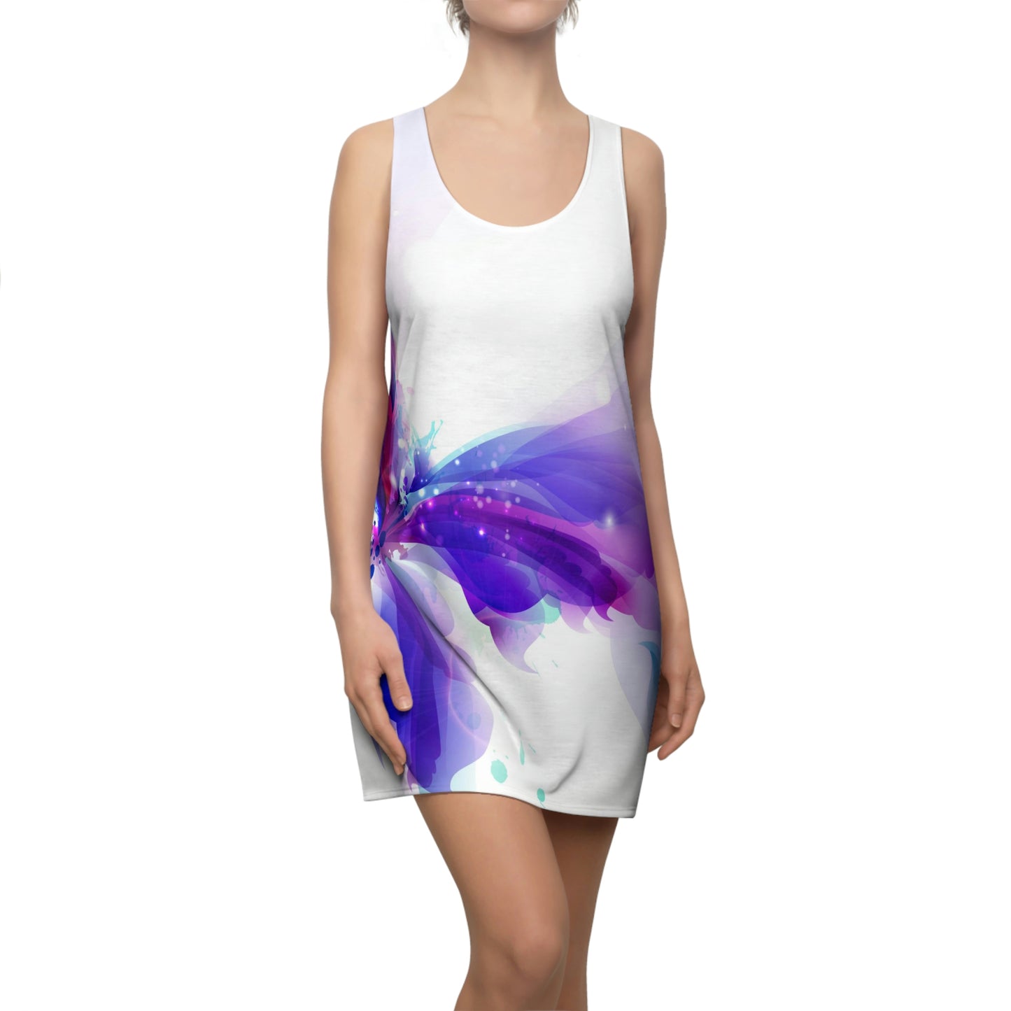Women's Cut & Sew Racerback Dress (AOP)