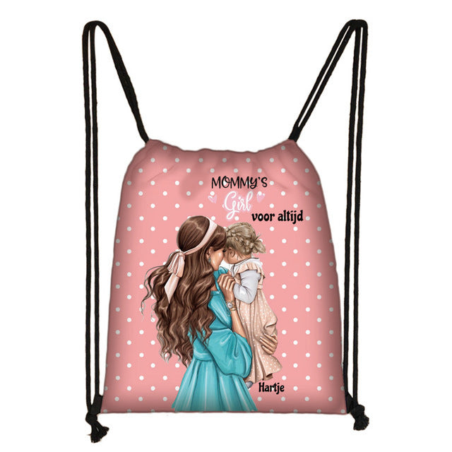 Printed ladies storage bag