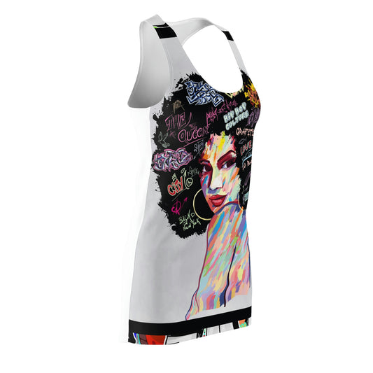Women's Cut & Sew Racerback Dress (AOP)