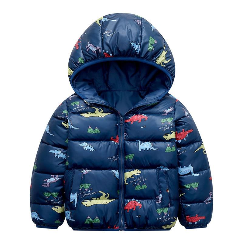 Kids Hooded Jackets Boys Girls Cartoon Patern Winter 2022 Snowsuit Outerwear 2022 Baby Boy Zipper Cotton Jacket For Kids Coats