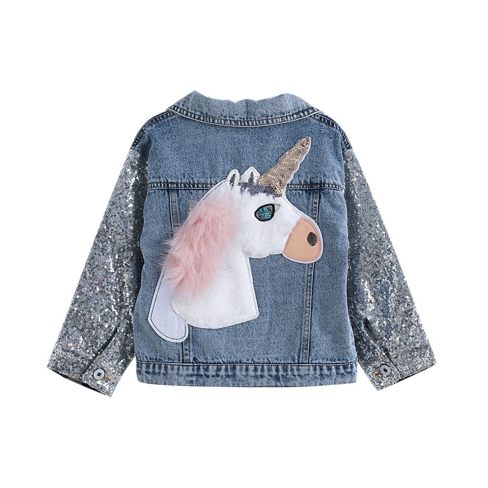 2019 New Denim Jacket for Girl&#39;s Toddler Children AUTUMN &amp;WINTER Outerwear Fashion Outfits Kids Jacket Girl Coats Kids Clothes