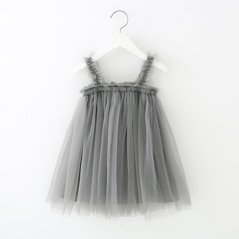 1-6T Kids Dress For Girls New Fashion Girl Party Dress Children & Lovely Baby Girl Dress Kids Tutu Sleeveless Wedding Dress