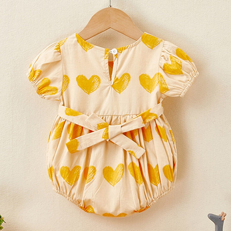 Toddler Girls Rompers Ruffles Princess Baby Clothing Newborn Baby Clothes Infant Cotton Overalls Summer Baby Jumpsuit Outfit