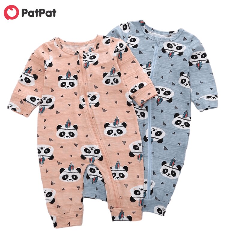 PatPat New Arrival Spring and autumn long-sleeved animal Rompers Baby's Clothing