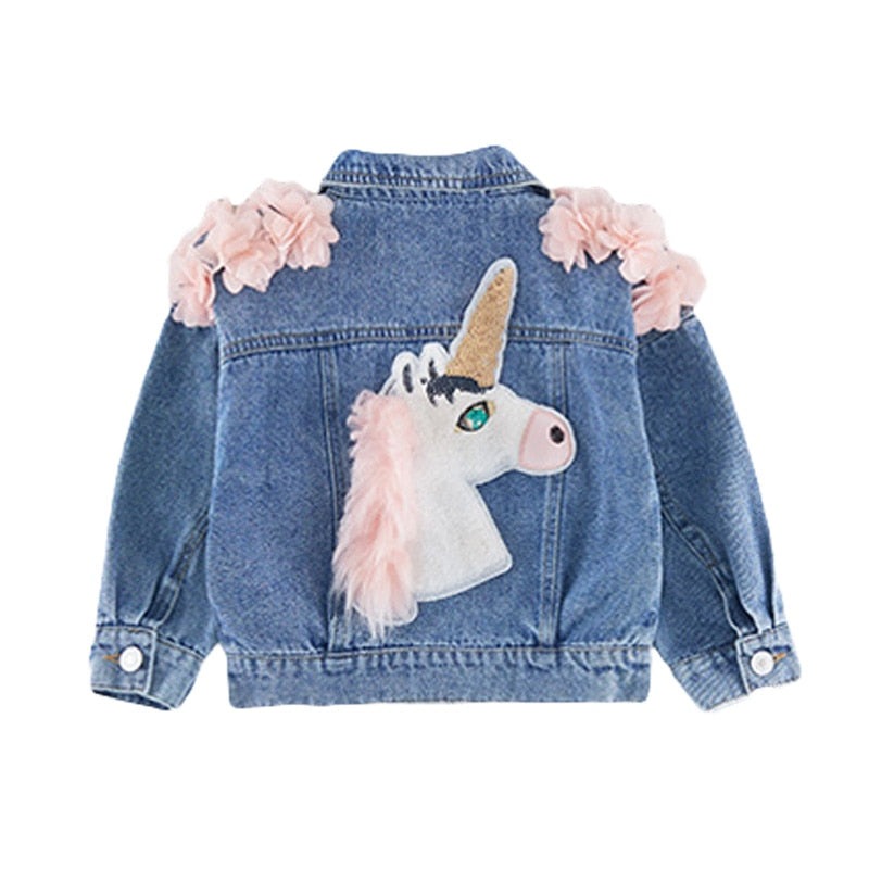2019 New Denim Jacket for Girl&#39;s Toddler Children AUTUMN &amp;WINTER Outerwear Fashion Outfits Kids Jacket Girl Coats Kids Clothes