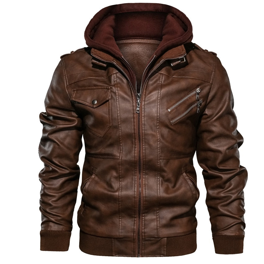 Mountainskin New Men&#39;s Leather Jackets Autumn Casual Motorcycle PU Jacket Biker Leather Coats Brand Clothing EU Size SA722