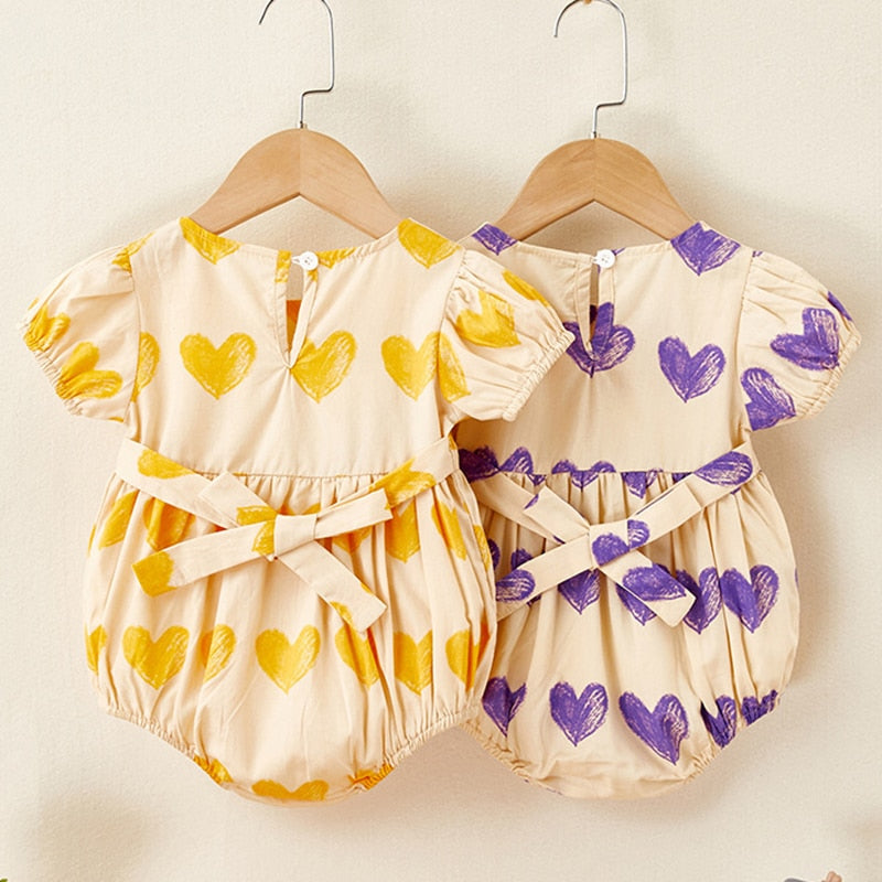 Toddler Girls Rompers Ruffles Princess Baby Clothing Newborn Baby Clothes Infant Cotton Overalls Summer Baby Jumpsuit Outfit