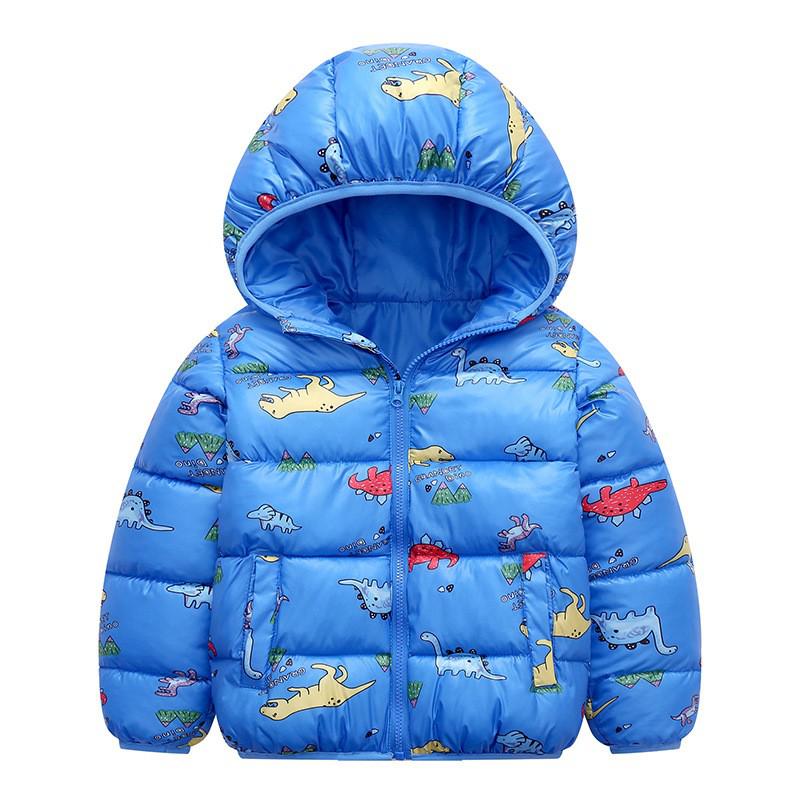 Kids Hooded Jackets Boys Girls Cartoon Patern Winter 2022 Snowsuit Outerwear 2022 Baby Boy Zipper Cotton Jacket For Kids Coats