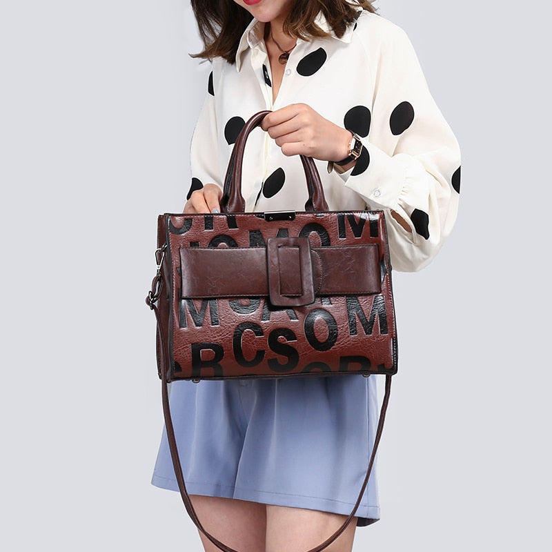 New PU Leather Handbags Fashion Ladies Shoulder Messenger Bags Tote Bag Luxury Brand Handbags Designer Bags for Women