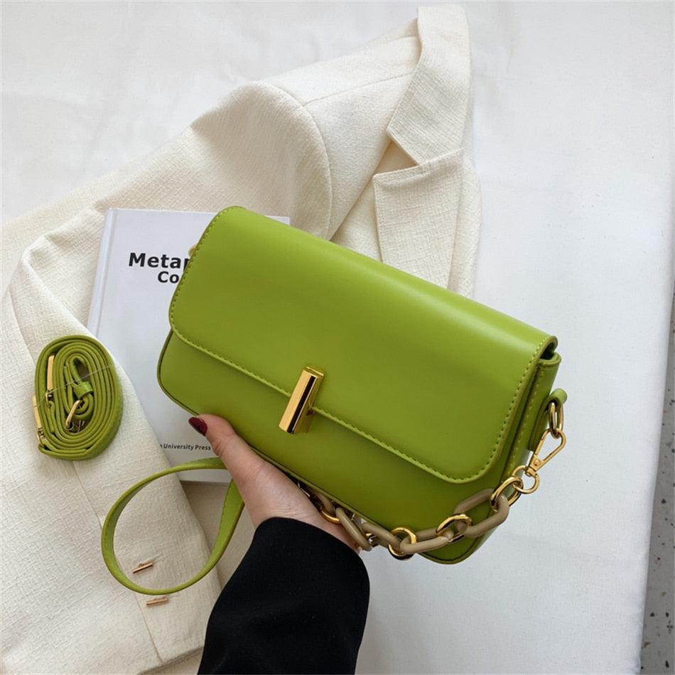 Luxury Brand Shoulder Bag for Women Trendy Small PU Leather Crossbody Bag Designer Lady Handbag Fashion Clutch Purse