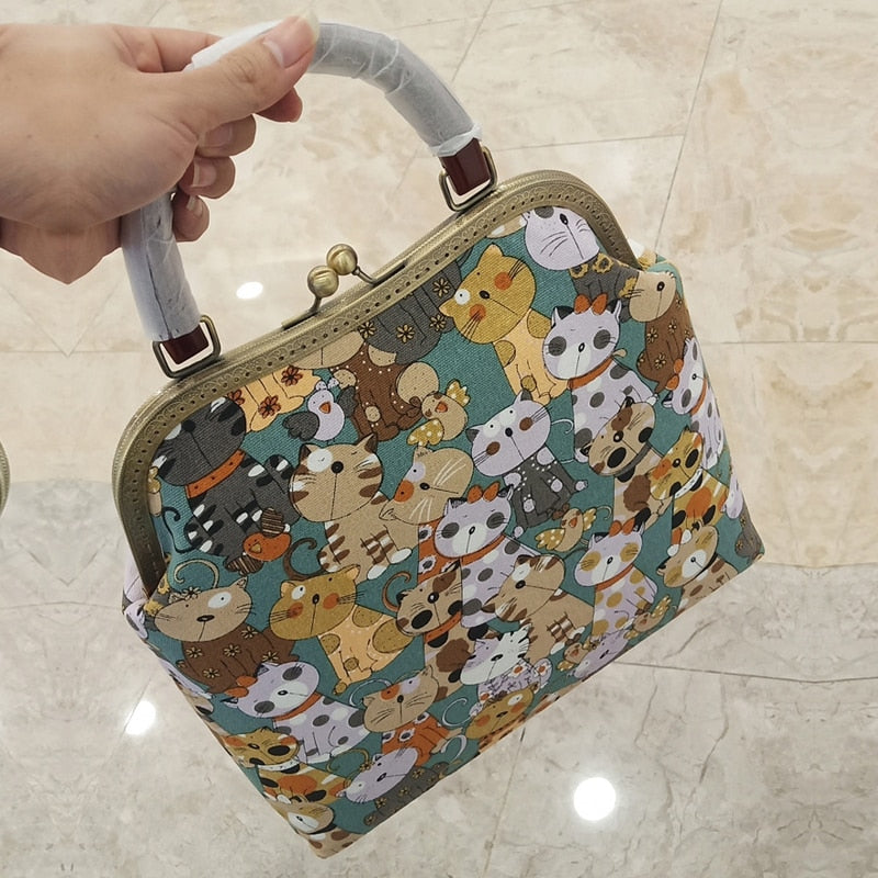 Luxury Women Bags Canvas Handbags Shoulder Bags Cross Body Messenger Bag Tote Shopping Cart Big Bag