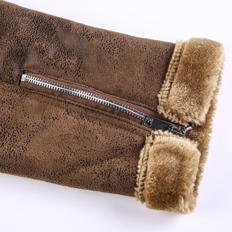 Brand Mens Retro PU Jackets 2020 Men Slim Fit Motorcycle Leather Jacket Fashion Outwear Male Warm Bomber Military Outdoor Coats