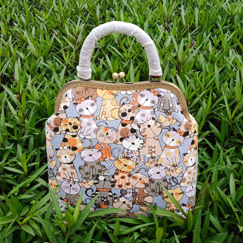 Luxury Women Bags Canvas Handbags Shoulder Bags Cross Body Messenger Bag Tote Shopping Cart Big Bag