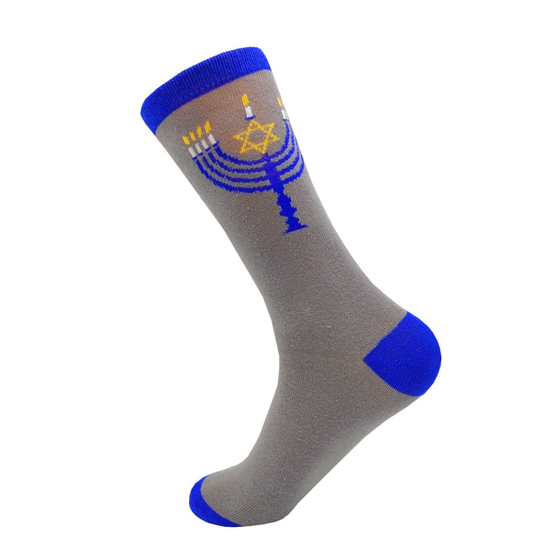 Colorful Cartoon Fashion Soft  Novelty Cotton Mens Socks  Fish Cookie Star Football Happy Kawaii Funny Women Socks Size38-46