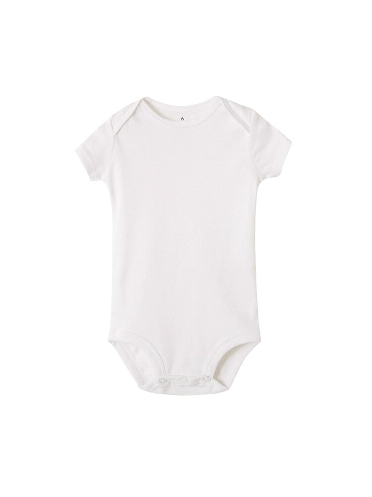 Got my mind on my mommy print Infant Baby Rompers Clothes Newborn Baby Boy Girl Jumpsuit short Sleeve Toddler Romper Overalls