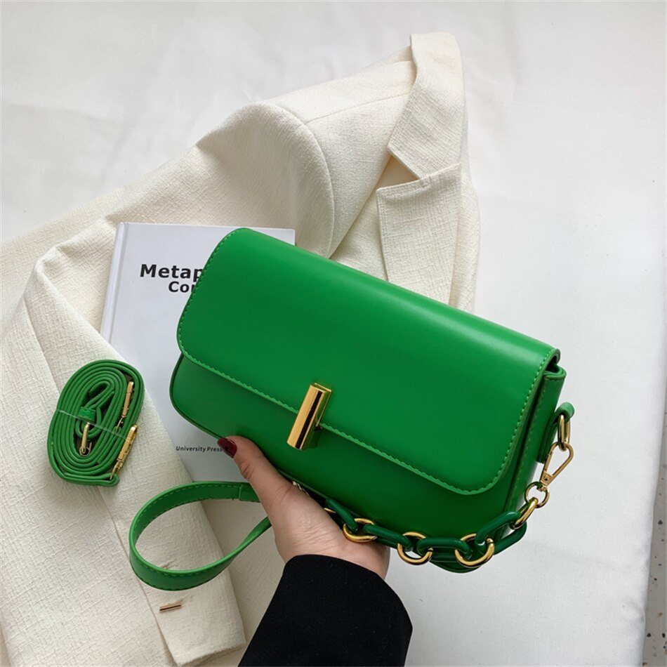 Luxury Brand Shoulder Bag for Women Trendy Small PU Leather Crossbody Bag Designer Lady Handbag Fashion Clutch Purse