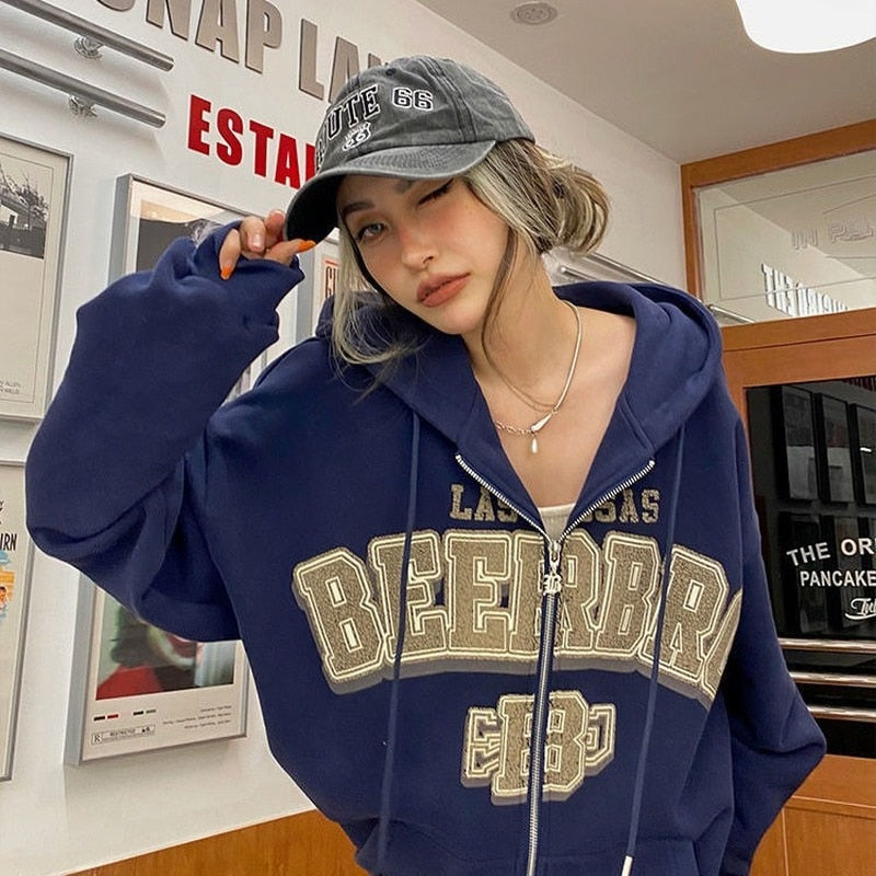 Vintage Oversized Hoodies Women