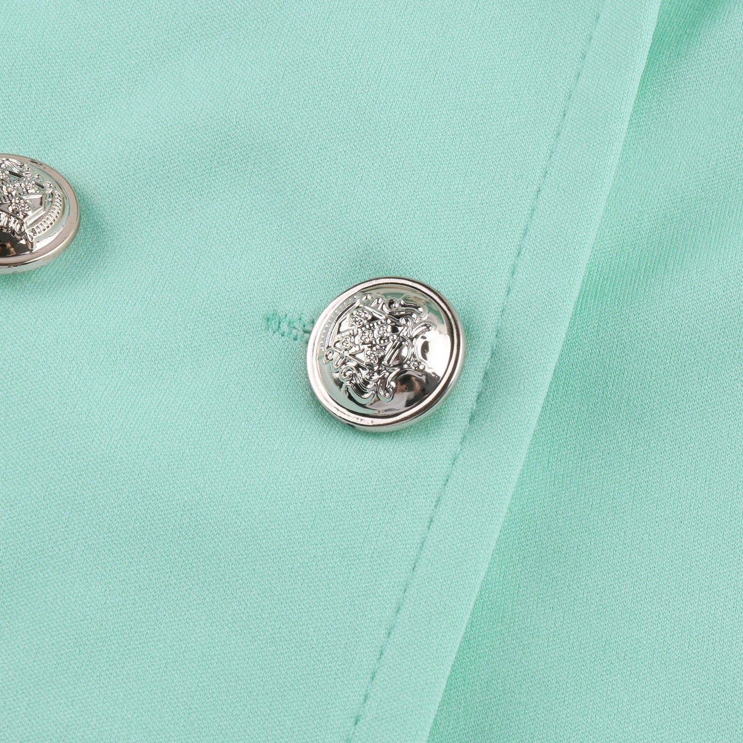 Elegant Knit Plaid Blazer Cardigan + Two Piece Set Vintage Metal Button Lady Suits