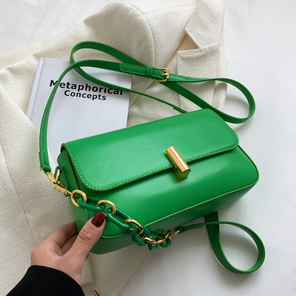 Luxury Brand Shoulder Bag for Women Trendy Small PU Leather Crossbody Bag Designer Lady Handbag Fashion Clutch Purse