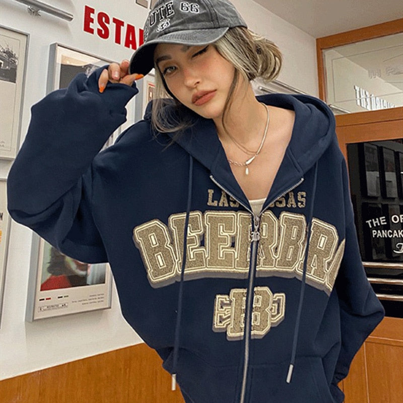 Vintage Oversized Hoodies Women