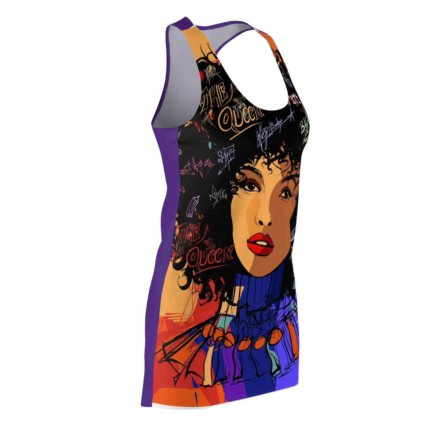 Women's Cut & Sew Racerback Dress (AOP)