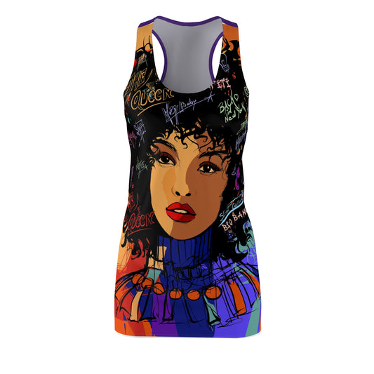 Women's Cut & Sew Racerback Dress (AOP)